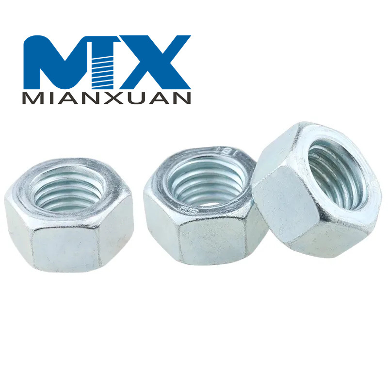 Tuerca hexagonal hexagonal ISO4032 de zinc negro de acero inoxidable al por mayor de fábrica
