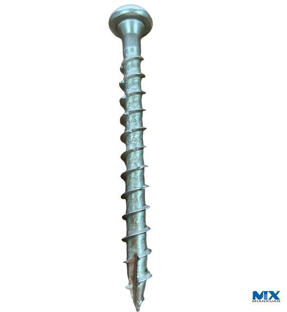 Tornillos para madera de acero inoxidable con cabeza de oblea para perfiles solares