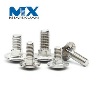 Tornillos para metales DIN603 de acero inoxidable