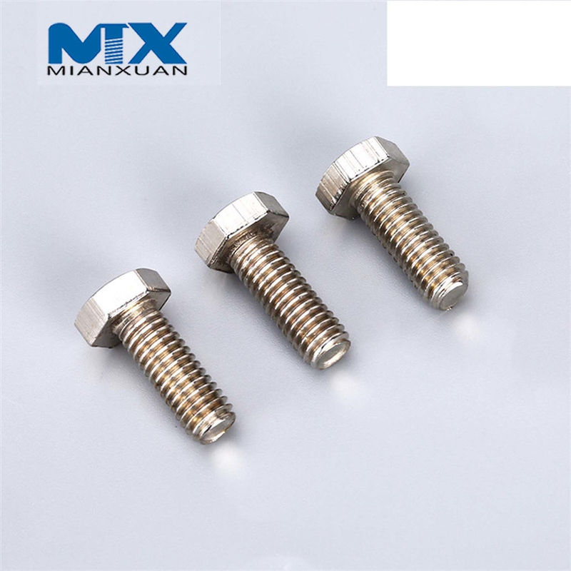 ANSI ASME B18.2.1 Perno de cabeza hexagonal Fabricante estándar inoxidable A2 A4 18-8