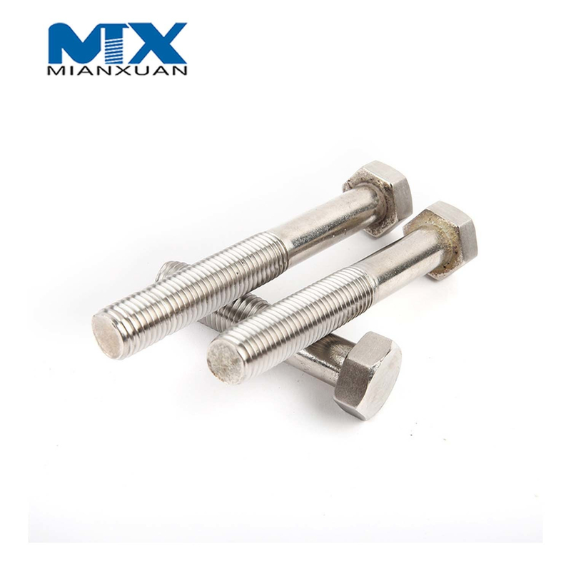 Fabricante estándar A2 A4 18-8 del acero inoxidable del perno de cabeza hexagonal DIN931