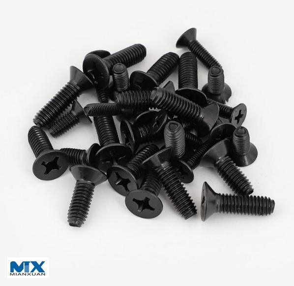 Tornillos de bloqueo trilobulares avellanados de acero inoxidable
