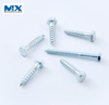 Tornillos autorroscantes de cabeza hexagonal de acero inoxidable