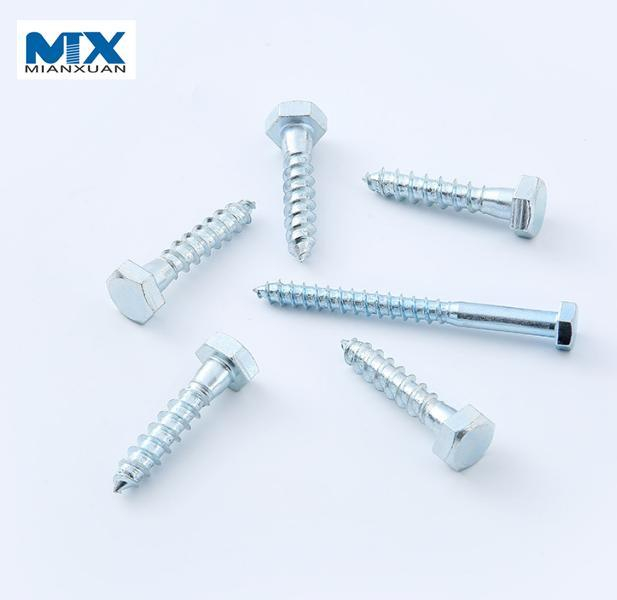 Tornillos autorroscantes de cabeza hexagonal de acero inoxidable