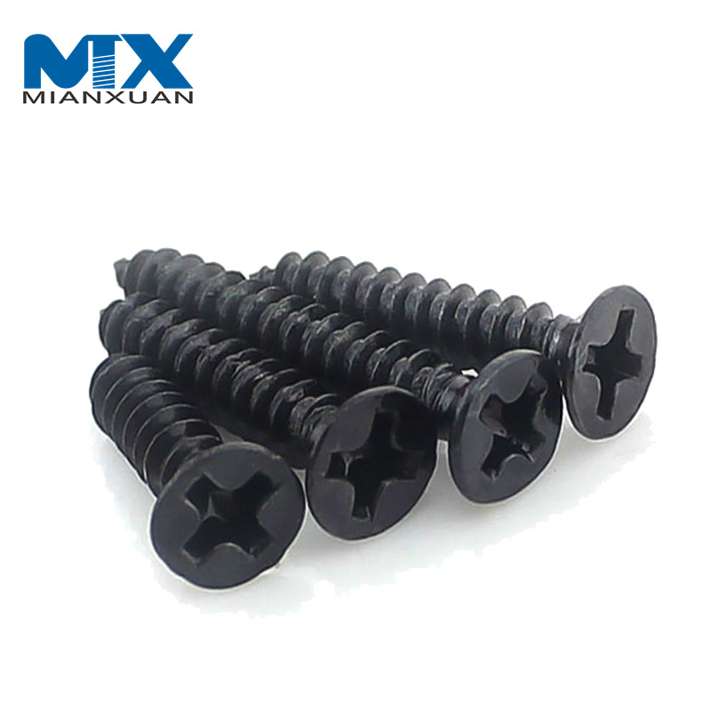 Tornillo de cabeza avellanada Phillips de acero inoxidable DIN7982 liso