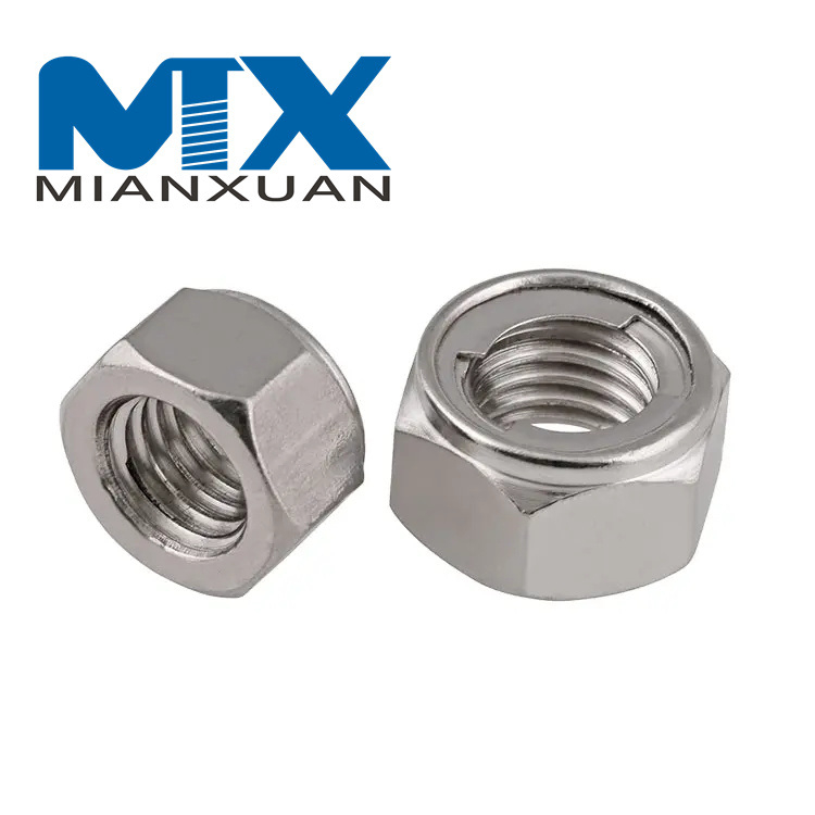 Tuerca Stover de acero inoxidable A2-70 DIN980V