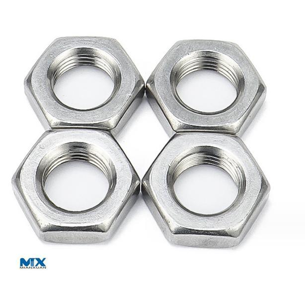 Producto de tuercas hexagonales finas grados a y B