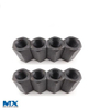 Tornillos de fijación hexagonales con punta plana