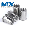Tuerca remachable Nutsert Rivnut con cuerpo moleteado