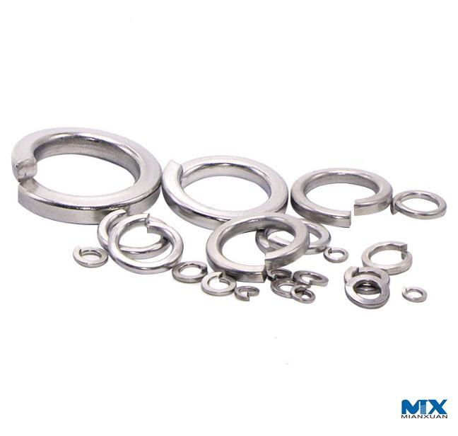 Arandelas de seguridad con resorte de acero inoxidable