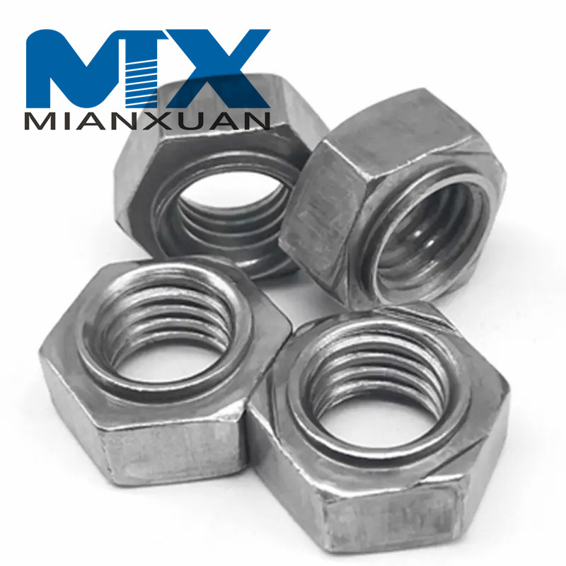 Tuercas de soldadura hexagonales hexagonales por punto de proyección