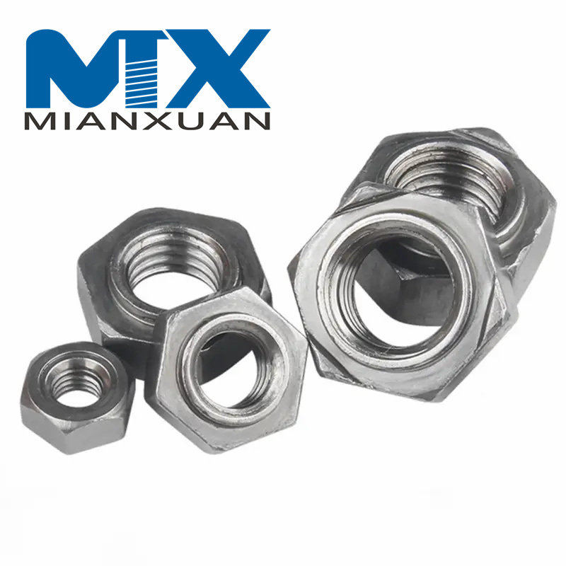 Tuercas de soldadura hexagonales hexagonales por punto de proyección