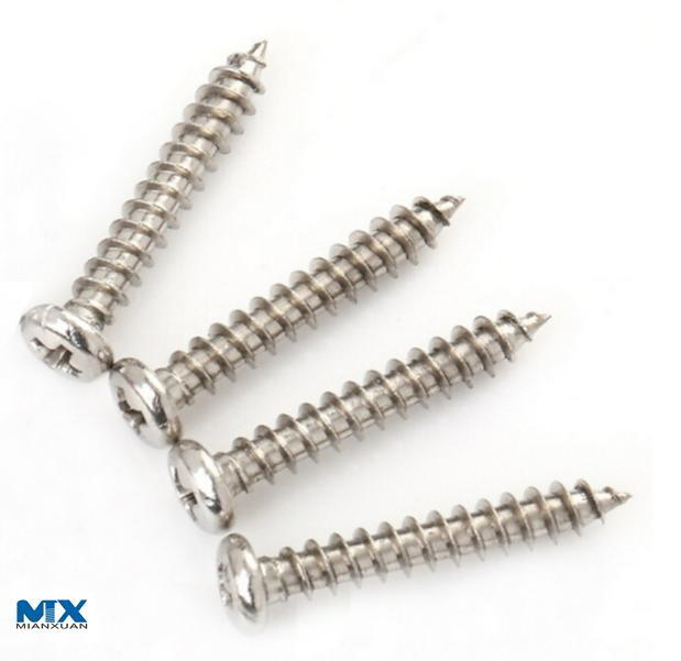 Tornillos de rosca de cabeza redonda empotrados de pH de acero inoxidable