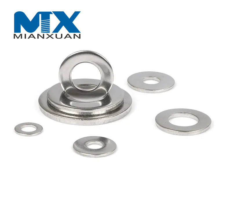 Arandela plana DIN125A de metal de acero inoxidable SS316