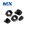 934 Tuerca hexagonal Acero al carbono Fabricante estándar Zinc negro DIN934