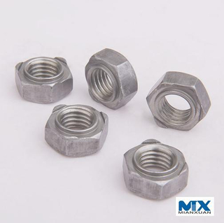 Tuercas soldadas hexagonales para muebles