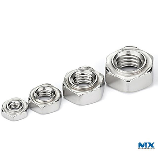Tuercas soldadas hexagonales de acero inoxidable