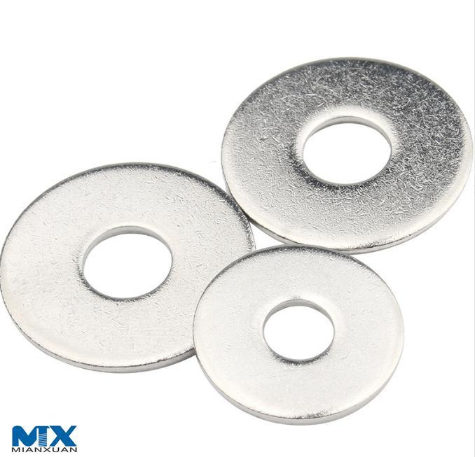 Arandelas planas de acero inoxidable para pernos