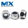 Tuerca de seguridad automática con inserción de nailon hexagonal, gran oferta, práctica