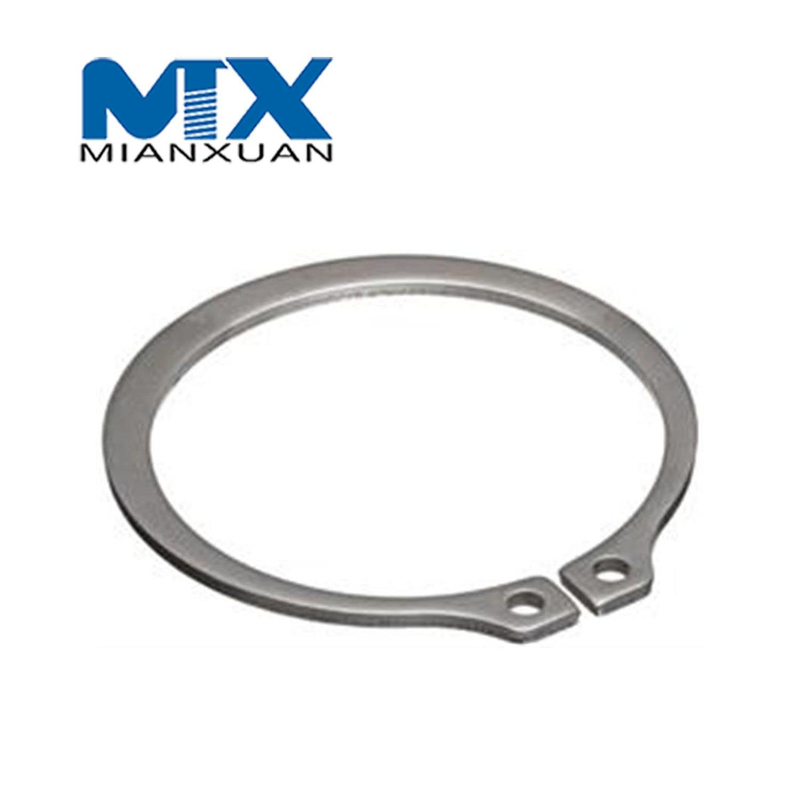 Anillo de retención del anillo elástico de sujeción DIN471/472 para eje y orificio