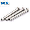 Tubo de remache hueco/tubular de aleación de material de latón personalizado tipo DIN7338