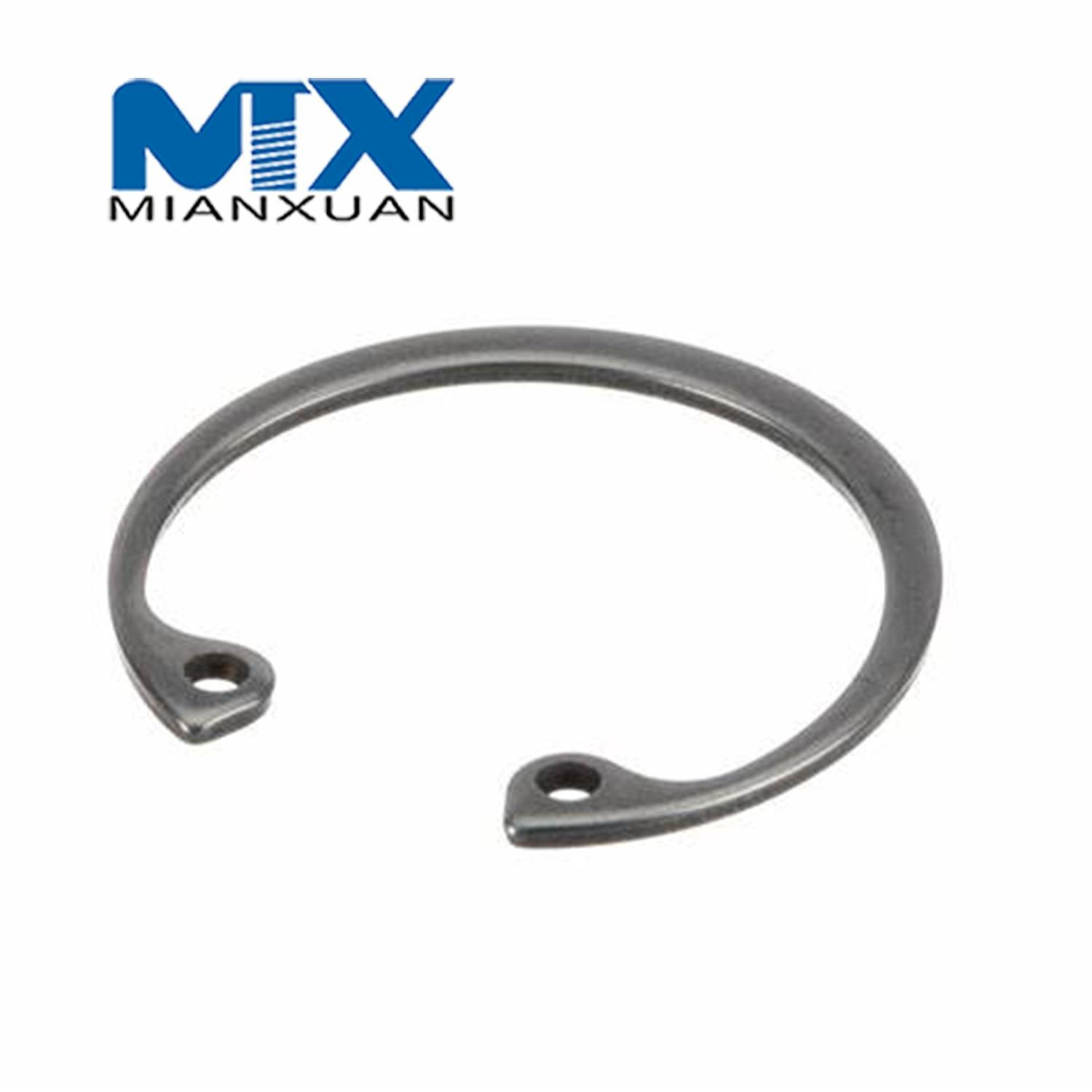 Anillo de retención de clip de acero inoxidable para sujetador DIN471 DIN472
