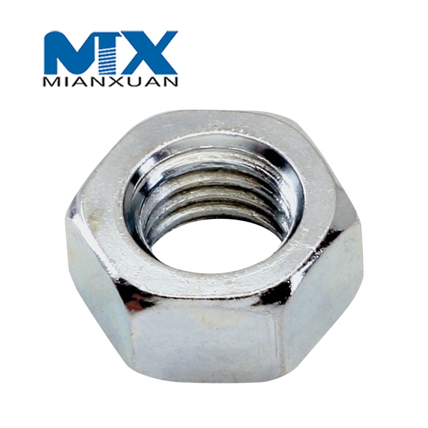 Acero al carbono 4,8 8,8 10,9 12,9 Tuerca hexagonal de acero dulce DIN 562 557 Tuerca hexagonal DIN557 DIN562 M24 M30 M36 M42 M48 Zinc negro liso Galvanizado