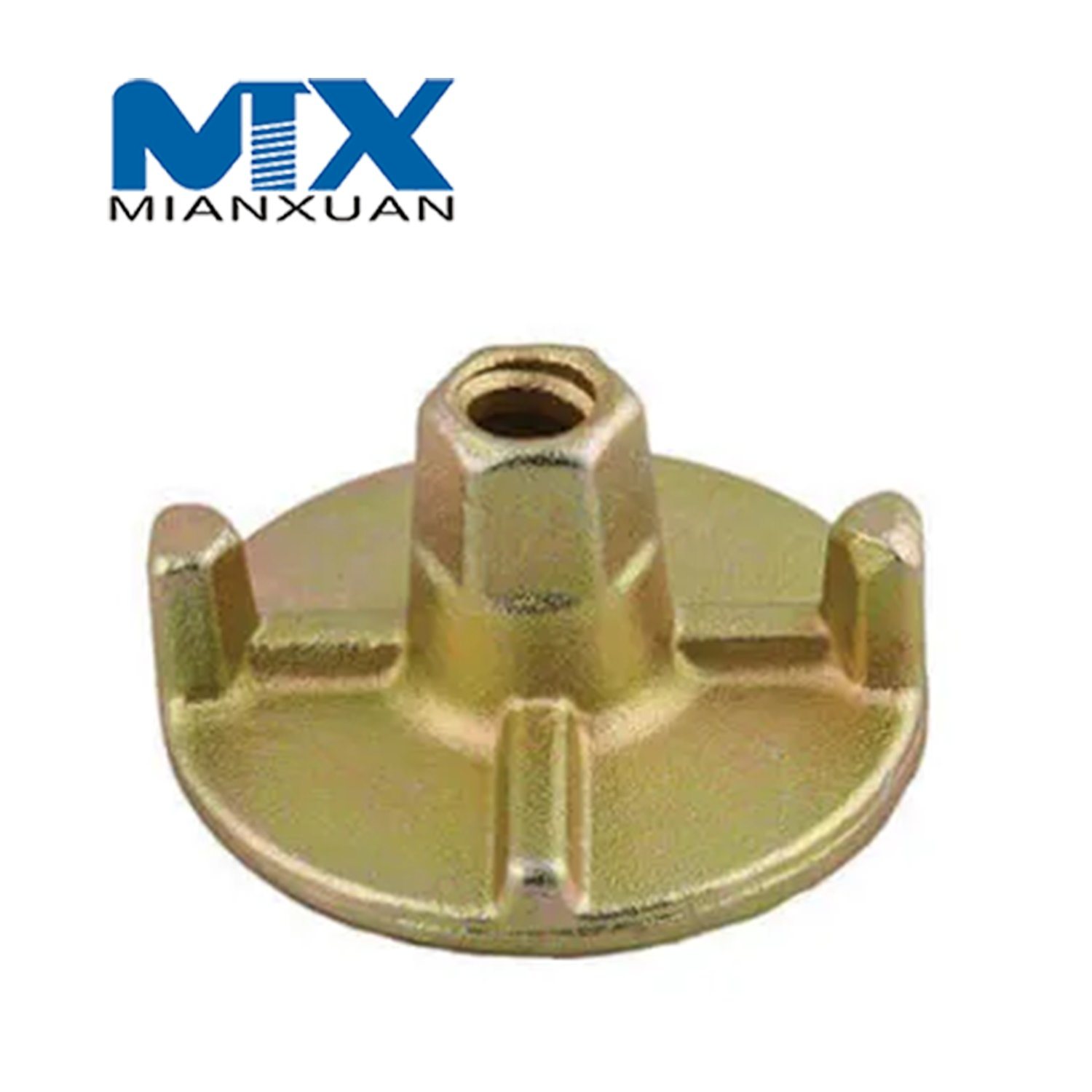 Andamio de construcción Tuerca de mariposa Tuerca de anclaje Tuerca de barra de acoplamiento Tuerca de placa Barra de unión Tuerca combinada para sistema de encofrado