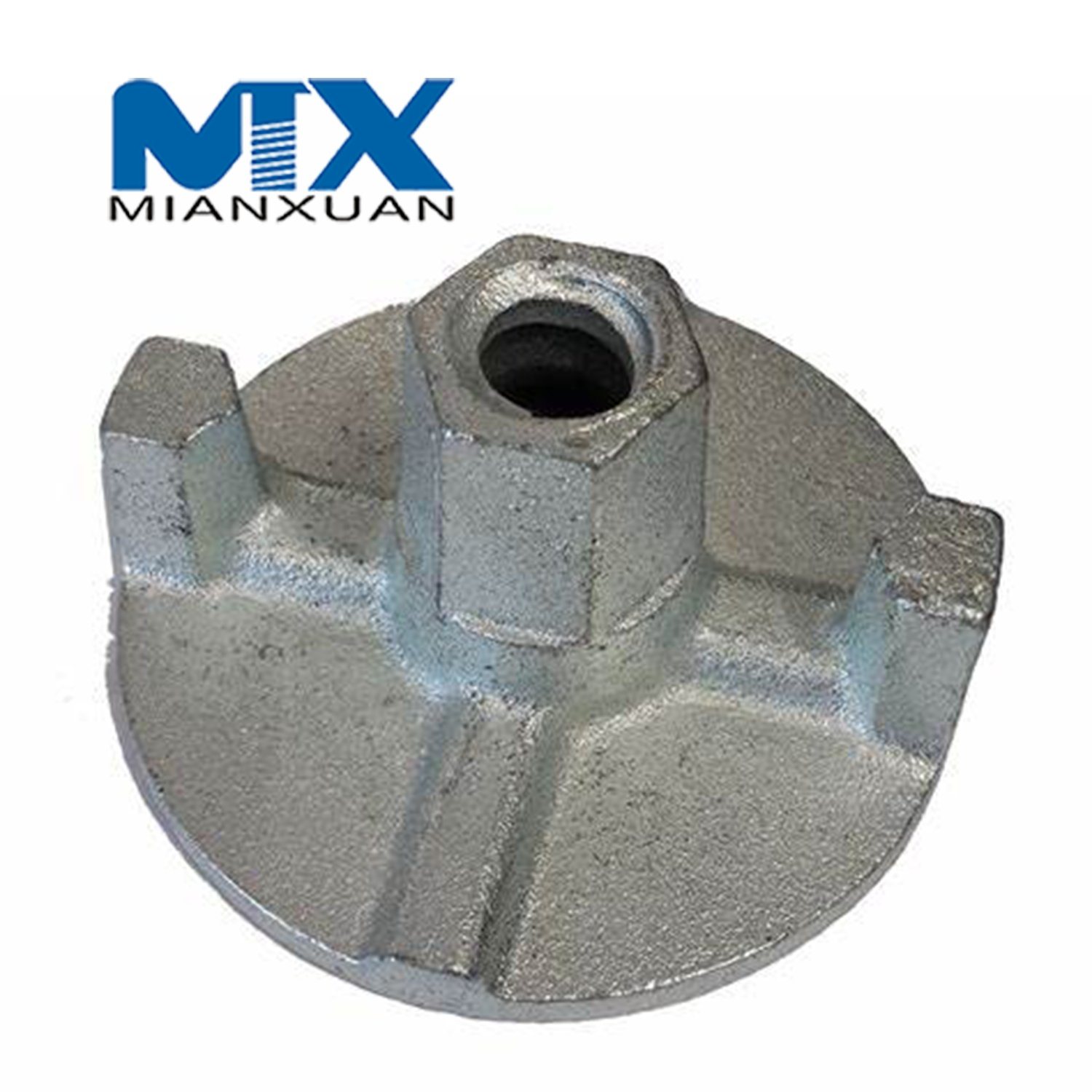 Encofrado de andamio Accesorios del sistema de fundición forjada Encofrado de andamio Tuerca redonda cuadrada de anclaje con precio de fábrica Encofrado de tirante