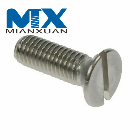 Tornillo de cabeza plana ranurado DIN963