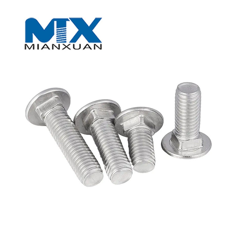 Perno de tornillo de máquina DIN603 de acero inoxidable