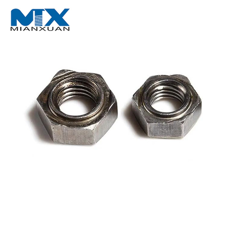 Llano estándar del negro del fabricante del acero de carbono de la nuez de la soldadura de la nuez de la soldadura del hex. DIN929