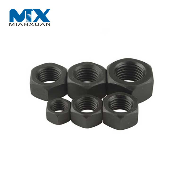 Tuerca hexagonal de acero inoxidable de acero al carbono DIN934