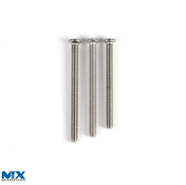 Tornillos de cabeza avellanada elevada ranurada