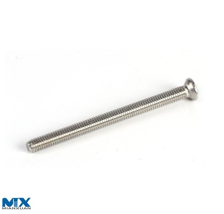 Tornillos de cabeza avellanada elevada ranurada