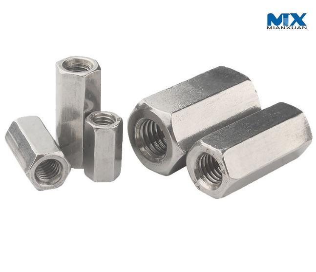 Tuercas de acoplamiento hexagonales de acero inoxidable estándar ASTM ASME Us