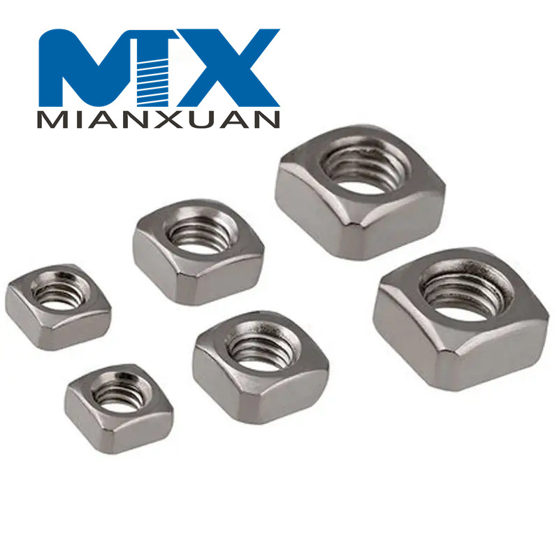 Tuerca cuadrada DIN557 de acero inoxidable SS304 A2-70 Ss