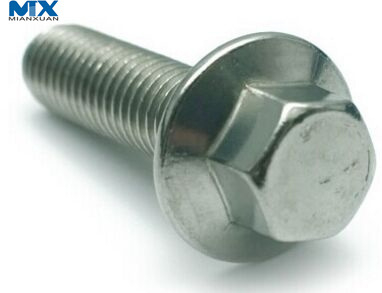 Pernos de brida hexagonal para construcción