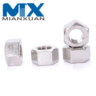 Tuerca hexagonal de acero inoxidable Disfrute de un servicio más conveniente