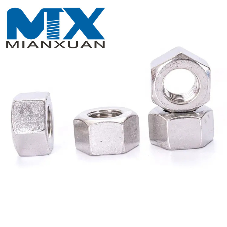 Tuerca hexagonal de acero inoxidable Disfrute de un servicio más conveniente
