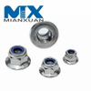 Tuerca de seguridad de nailon con brida hexagonal DIN1663