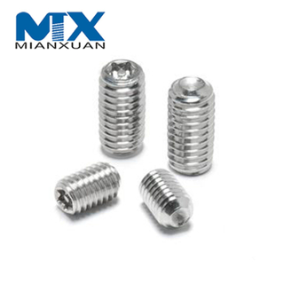 Fabricante estándar de acero inoxidable del perno de fijación del tornillo DIN916 A2 A4 18-8