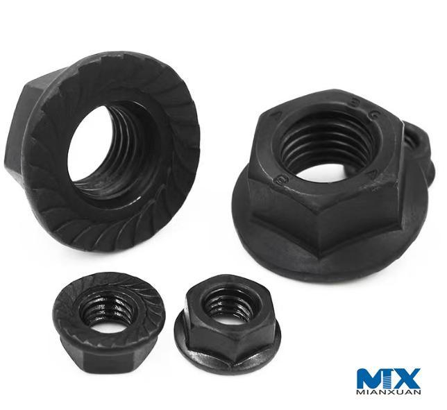 Tuercas hexagonales con brida Serie en pulgadas