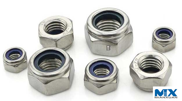 Tuercas hexagonales tipo estándar DIN con inserto no metálico