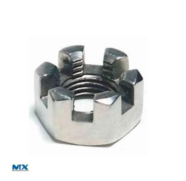 Tuercas almenadas finas hexagonales (diseño anterior)