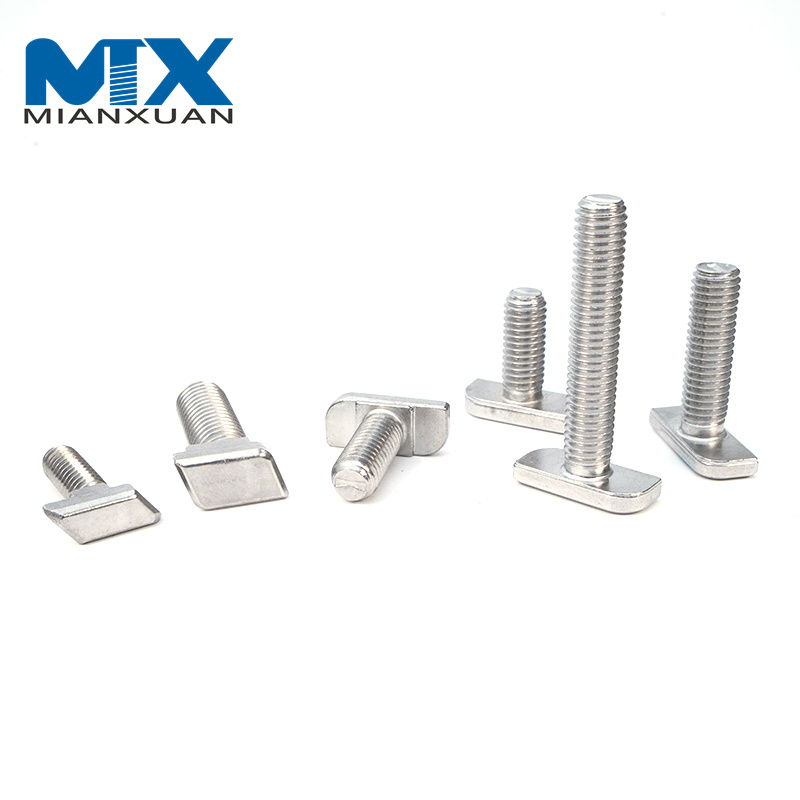 Perno en T cuadrado con cabeza de martillo de acero inoxidable A2-70