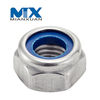 DIN985 Tuerca de inserción de nailon hexagonal Tuerca autoblocante DIN 985 Acero al carbono 4,8 8,8 10,9 12,9 M3 M4 M5 M6 M8 Zinc negro galvanizado liso