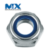 DIN985 Tuerca de inserción de nailon hexagonal Tuerca autoblocante DIN 985 Acero al carbono 4,8 8,8 10,9 12,9 M12 M14 M16 M20 Geomet en escamas de zinc Dacrome Ruspert