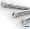 Tornillos de hormigón Torx de cabeza avellanada plana con nervaduras