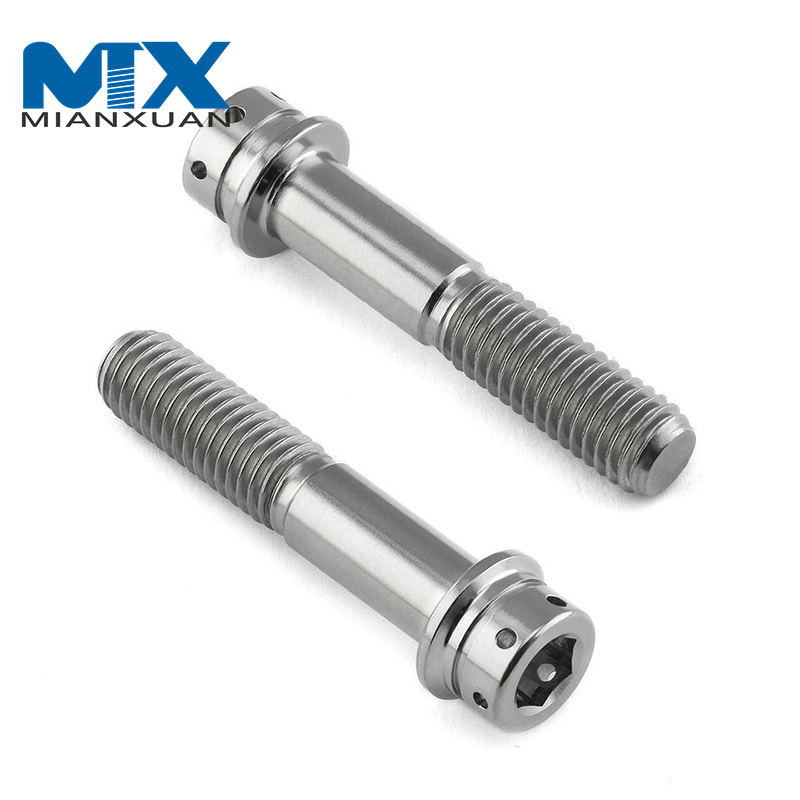 Tornillo de cabeza hexagonal de titanio con tornillo cónico de titanio DIN912 Baoji Engin